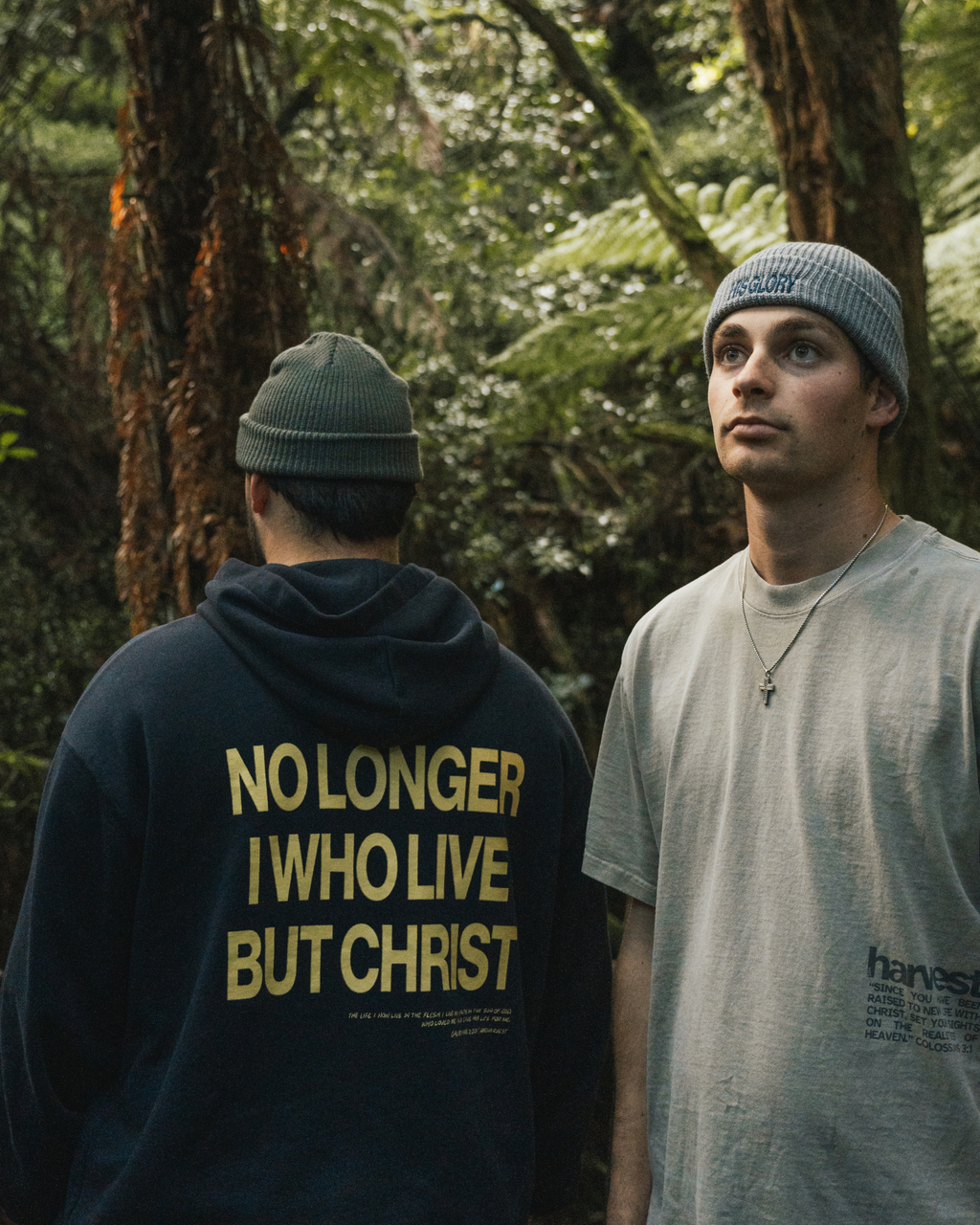HIS GLORY HOOD - NAVY