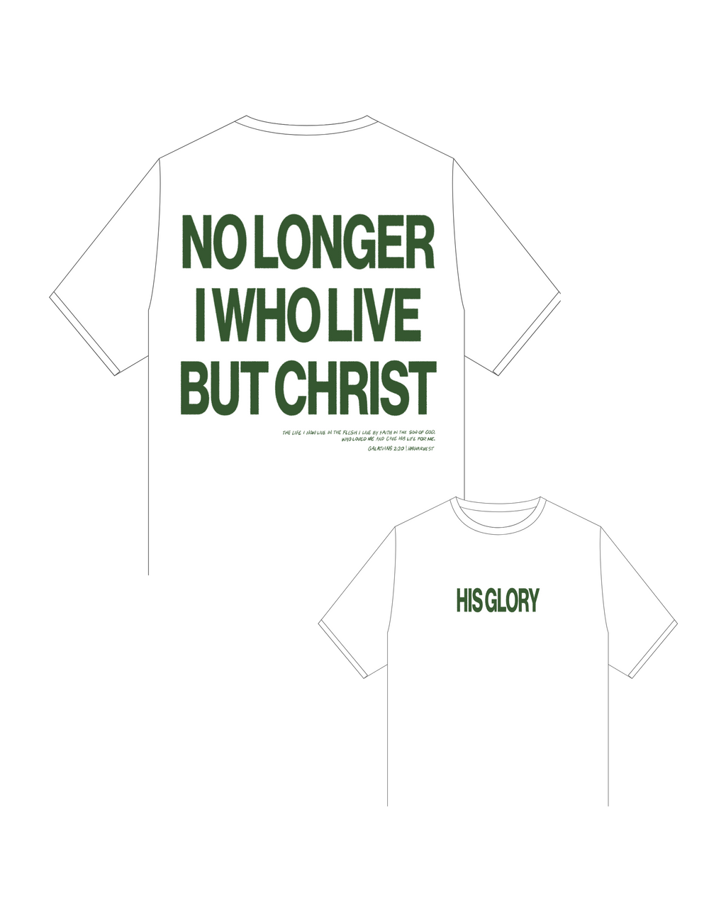 HIS GLORY BOX TEE - SNOW