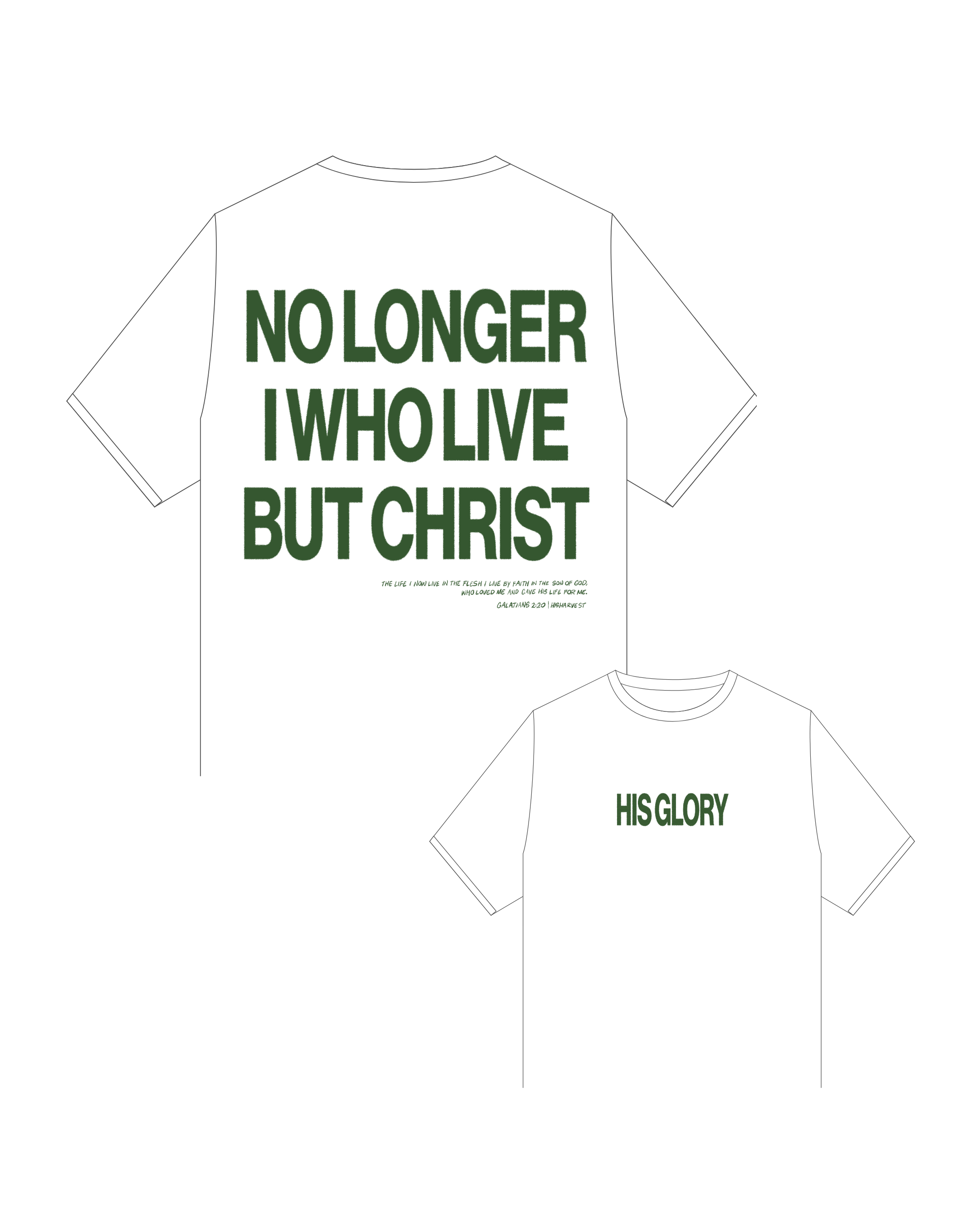 HIS GLORY BOX TEE - SNOW