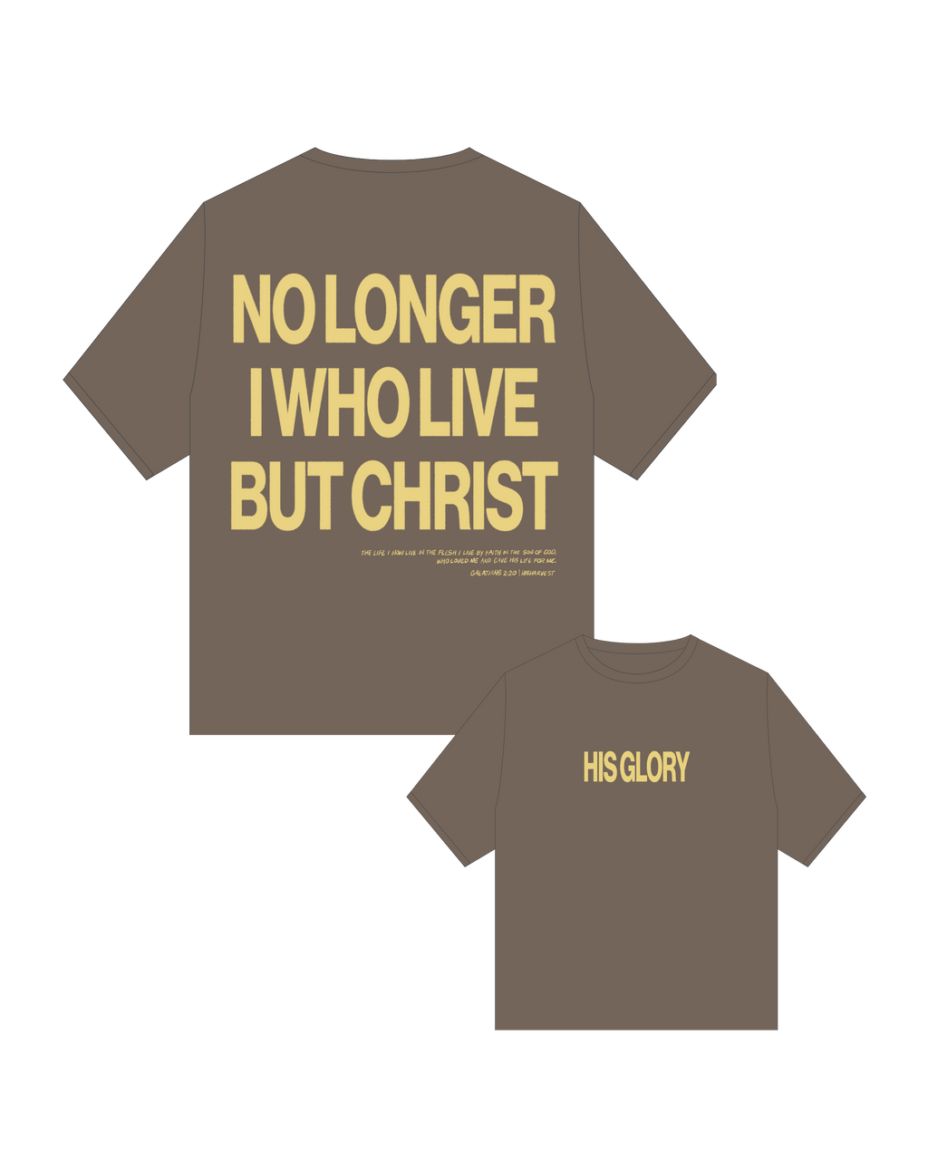 HIS GLORY BOX TEE - WALNUT