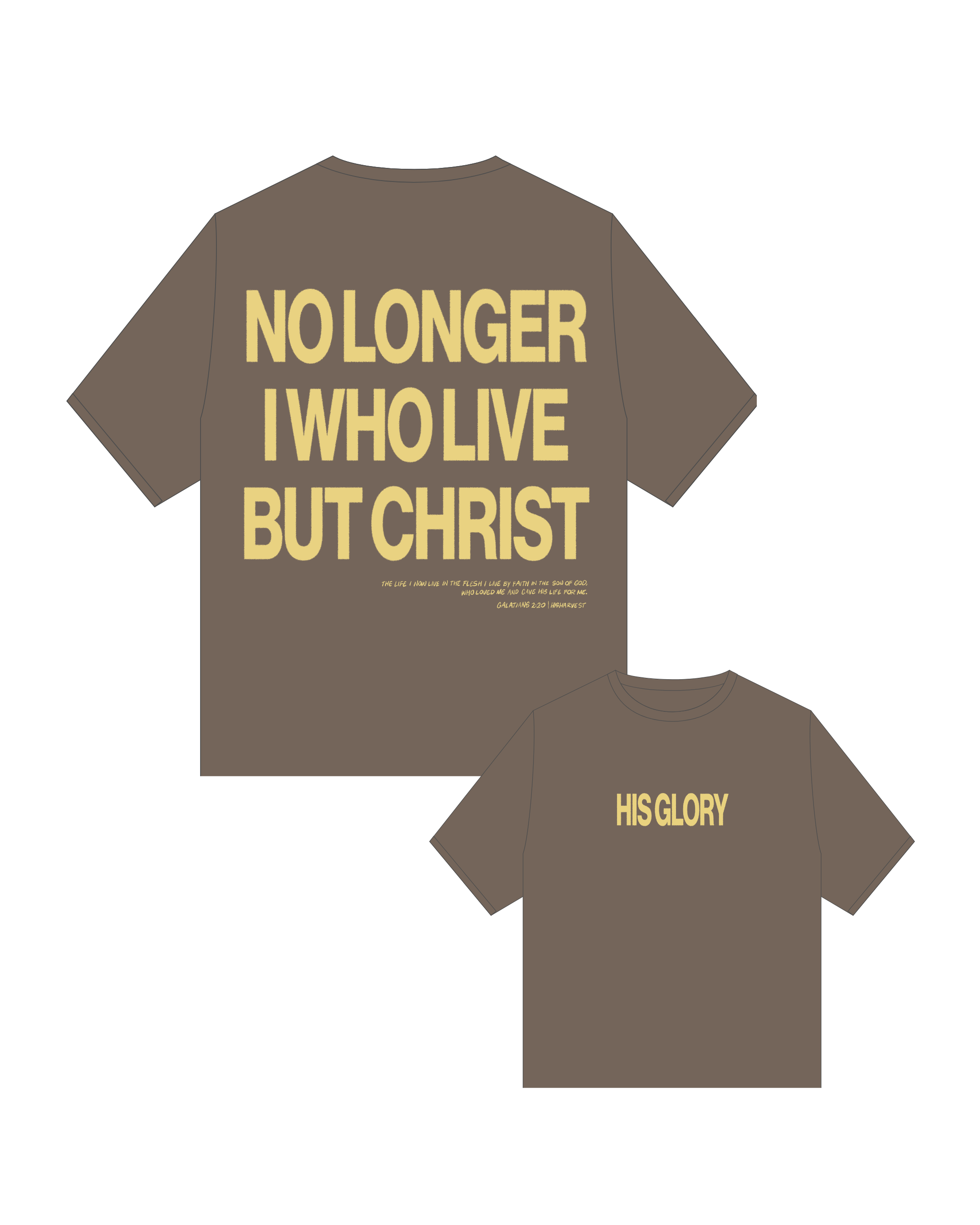 HIS GLORY BOX TEE - WALNUT