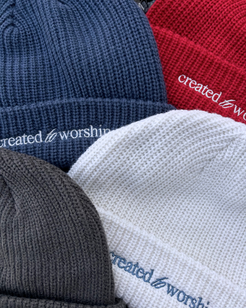 CREATED TO WORSHIP BEANIES